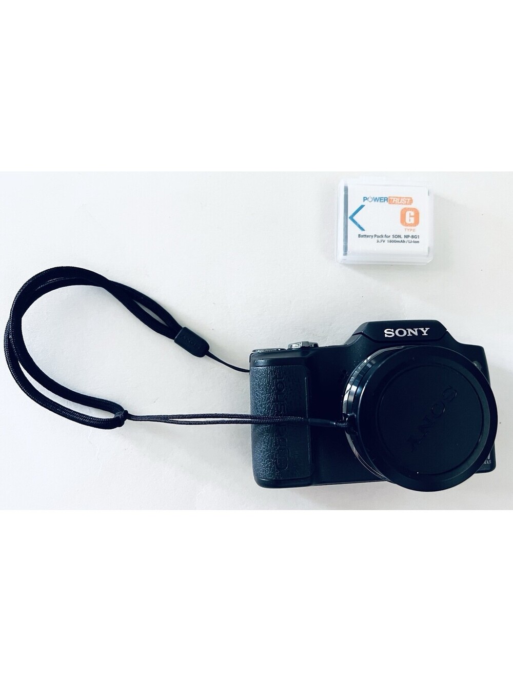 Sony Cyber-shot DSC-H20 10.1MP Digital Camera 10x Zoom Tested Working Battery